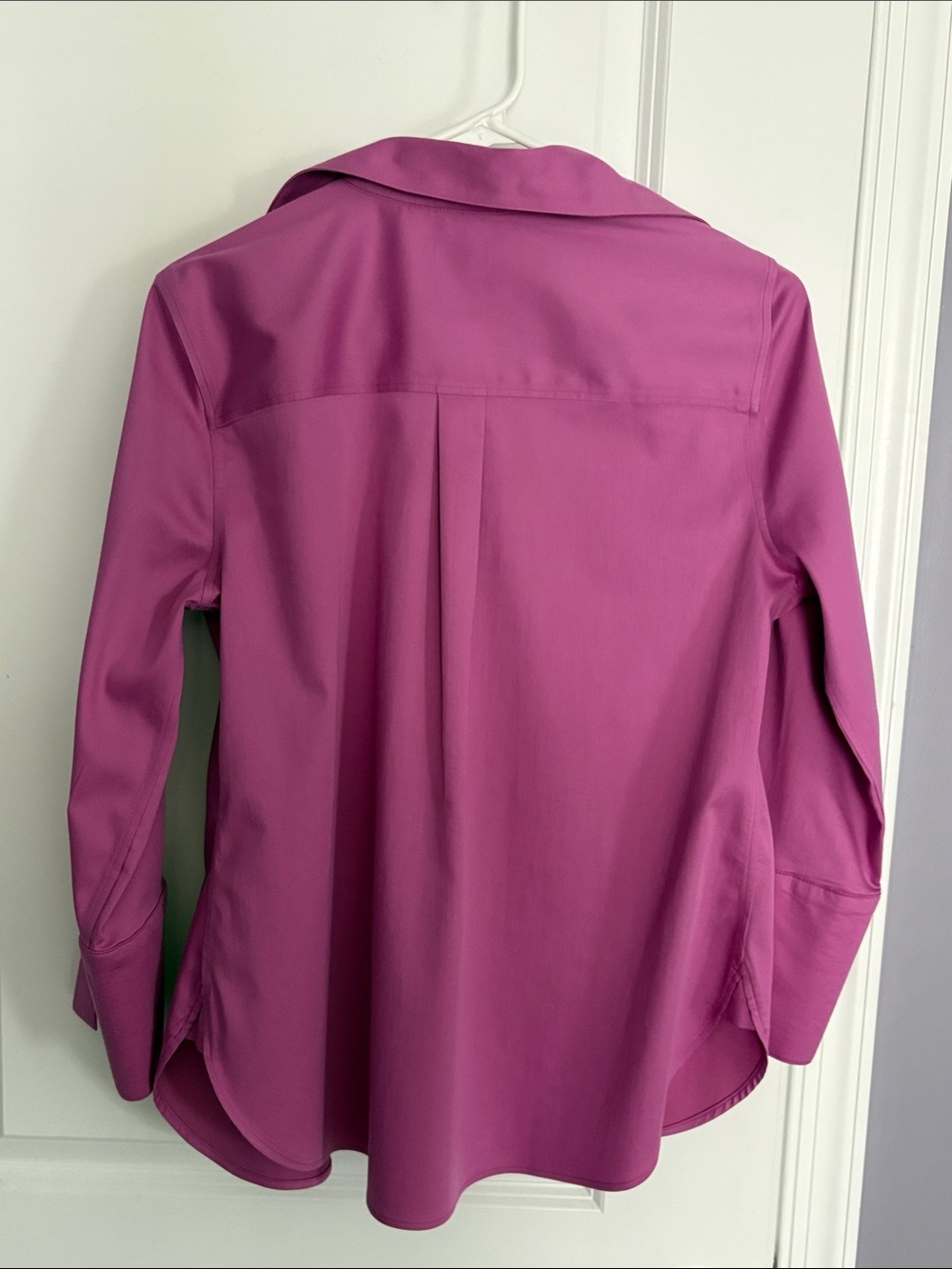 Chico's Raspberry-Pink Button Down Shirt - Picture 3 of 3